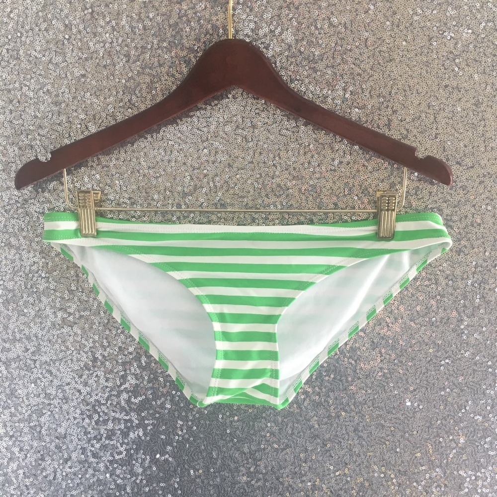 Ingear Striped Bikini Swim Bottoms—Size Medium